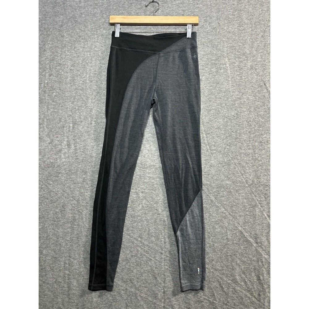 Smartwool Merino 250 Baselayer Colorblock Bottoms Black Gray Women’s Small